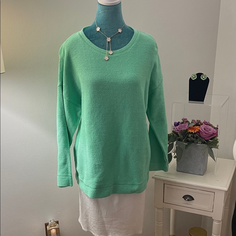 Escape Turquoise Green Sweater